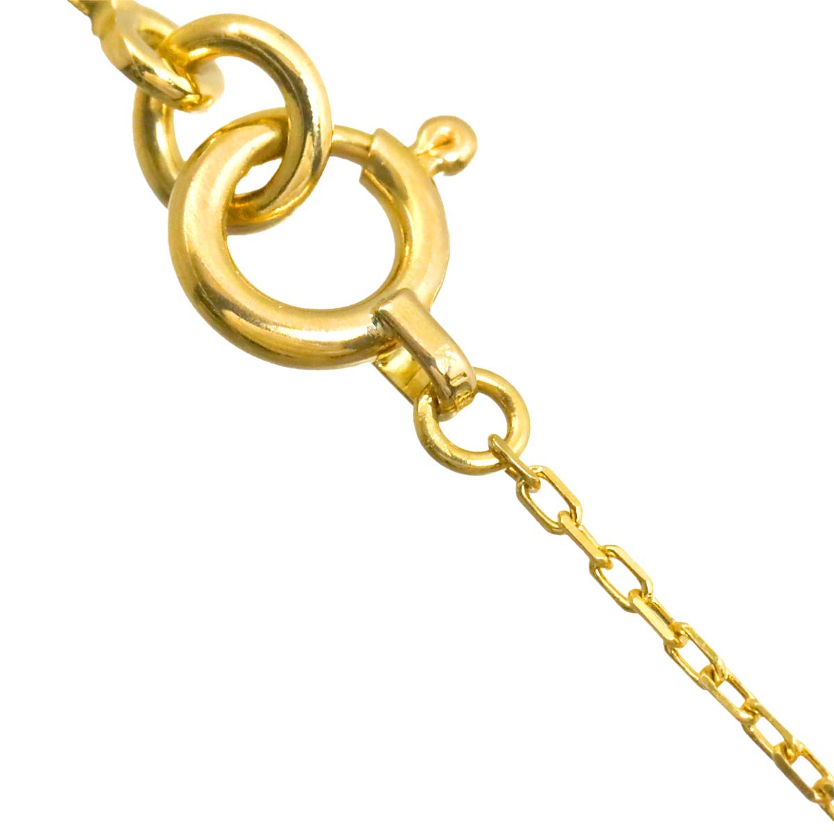 Butterfly Diamond 0.06ct Necklace 18K Yellow Gold 750