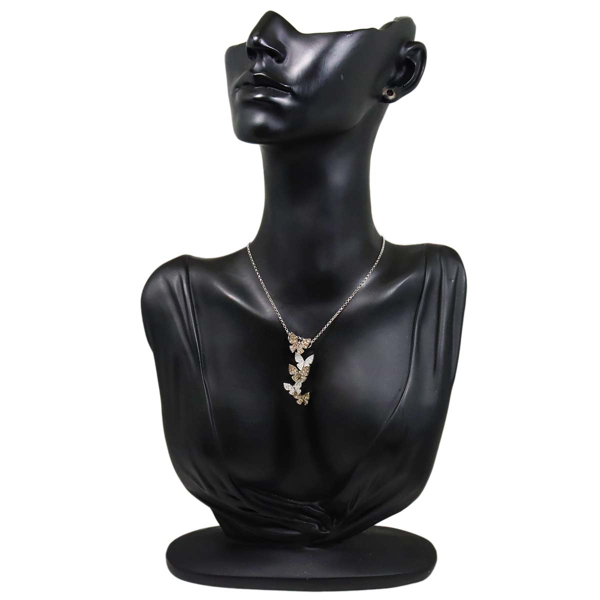 Diamond 0.92ct Necklace 18K WG White Gold 750
