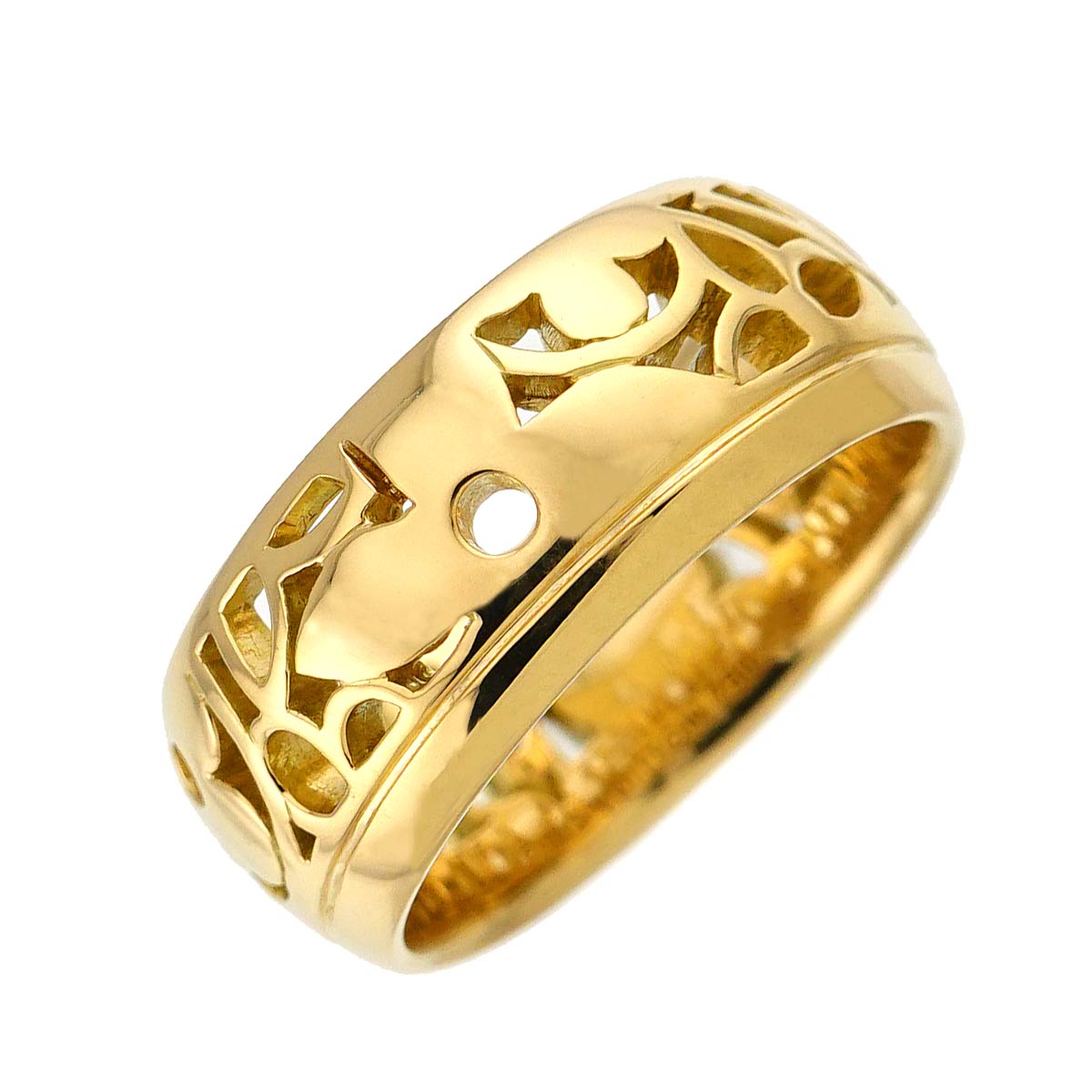 VUITTON Petit Berg Monogram Ring 18K YG 750 Size53 6-6.25(US)