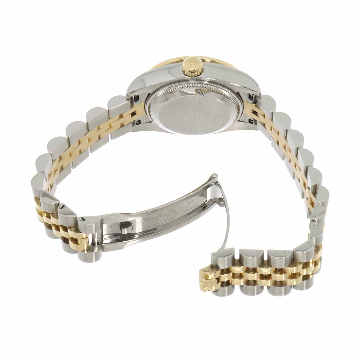 Datejust 179383G Serial Random Diamond 750 YG White Dial Ladies