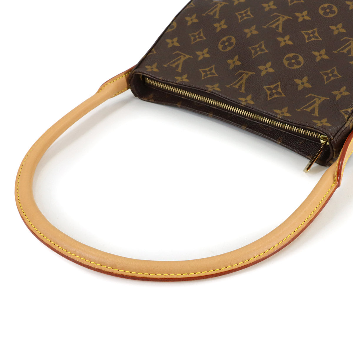 Monogram Looping MM Shoulder Bag Brown M51146 Purse