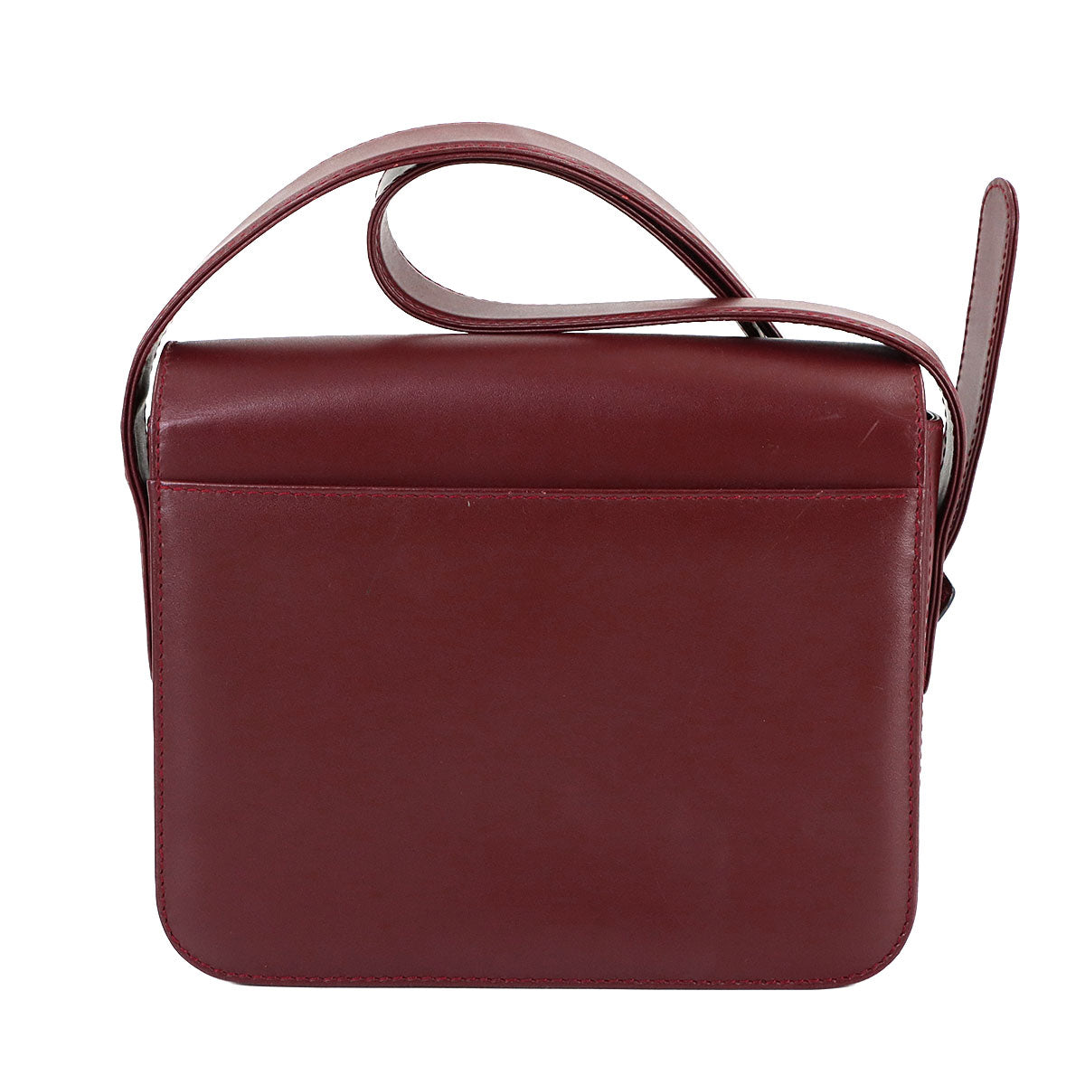 Must Line Shoulder Bag Leather Bordeaux Purse