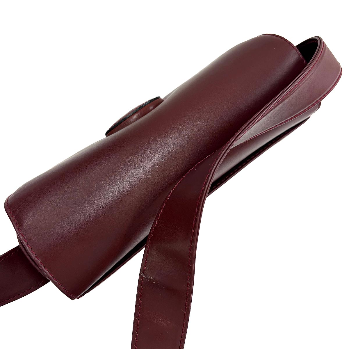 Must Line Shoulder Bag Leather Bordeaux Purse