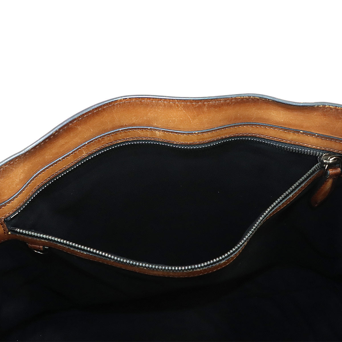 Calligraphy Toujours Tote Bag Venezia Leather Brown Purse