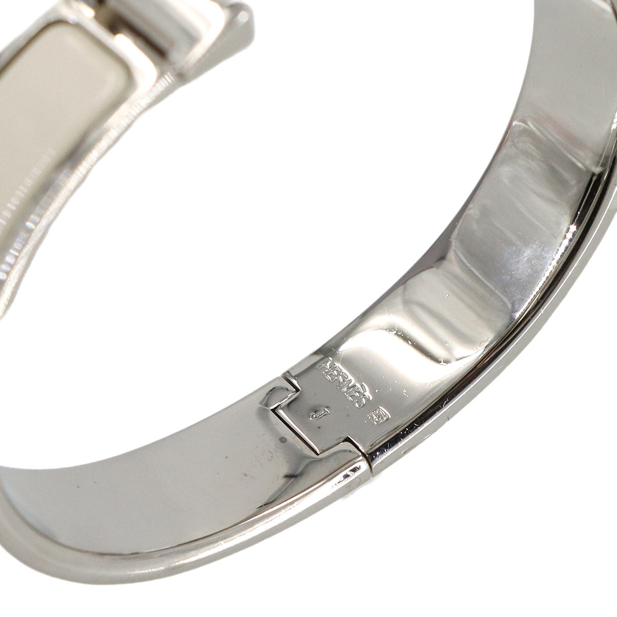 Clic H PM Bangle Silver White Accessory 90317160