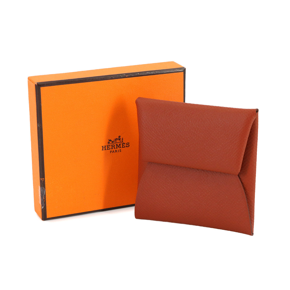 Bastia Coin Case Purse Veau Epsom Brique