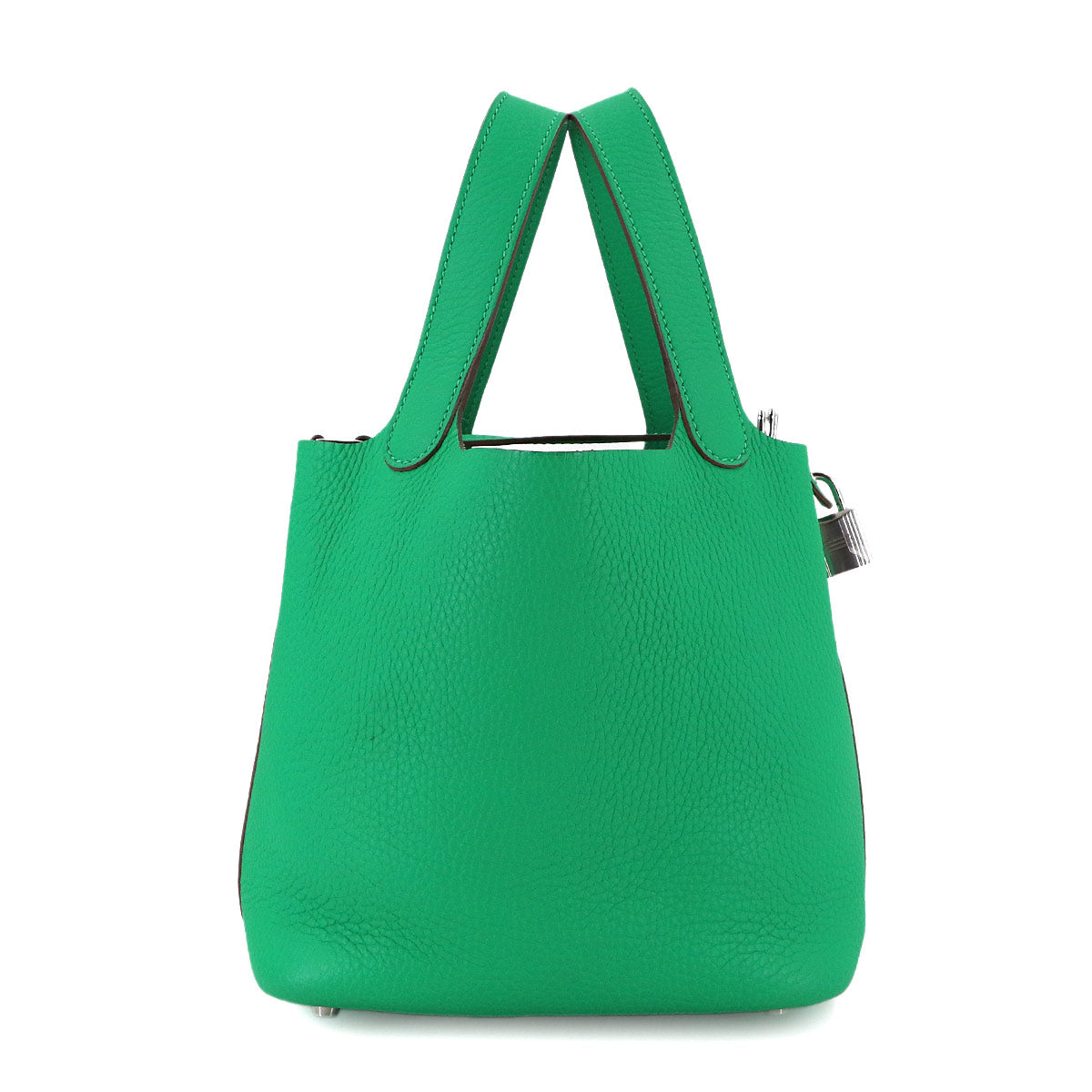 Picotin Lock PM Hand Bag Taurillon Clemence Menthe