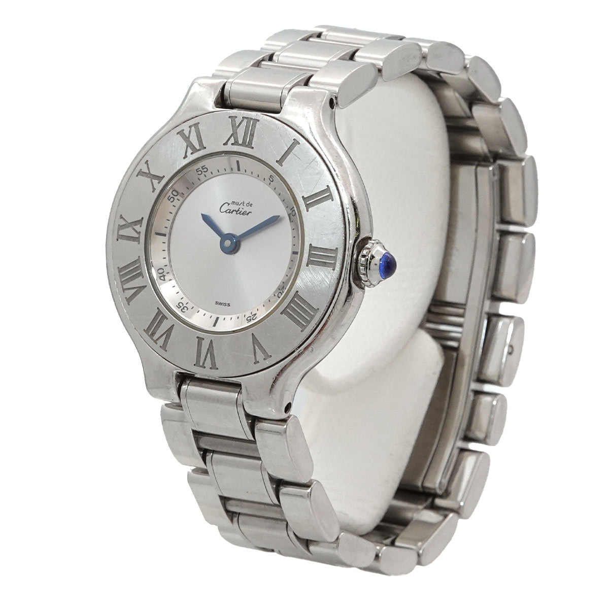 Must 21 W10109T2 Quartz Silver Dial Ladies Watch