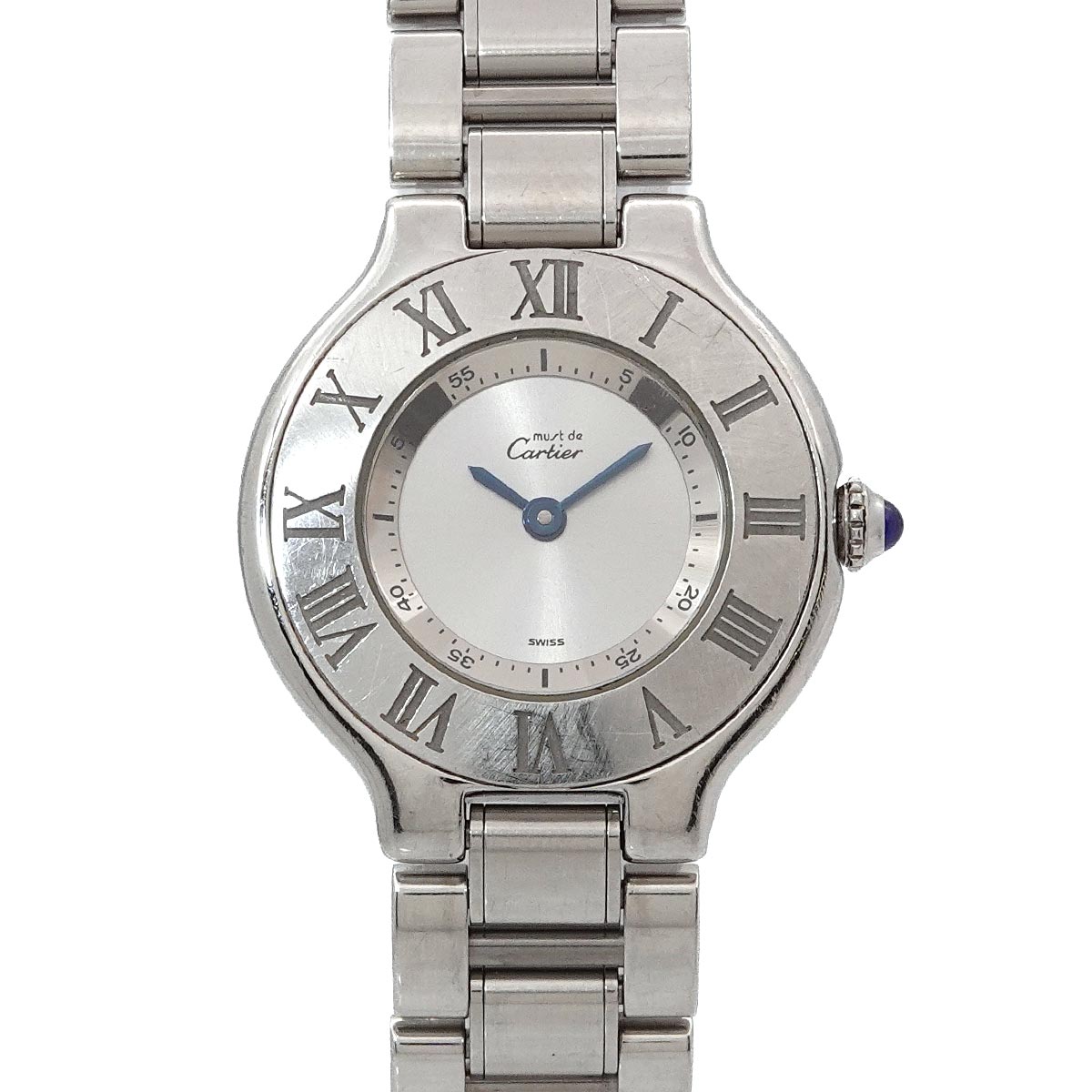 Must 21 W10109T2 Quartz Silver Dial Ladies Watch