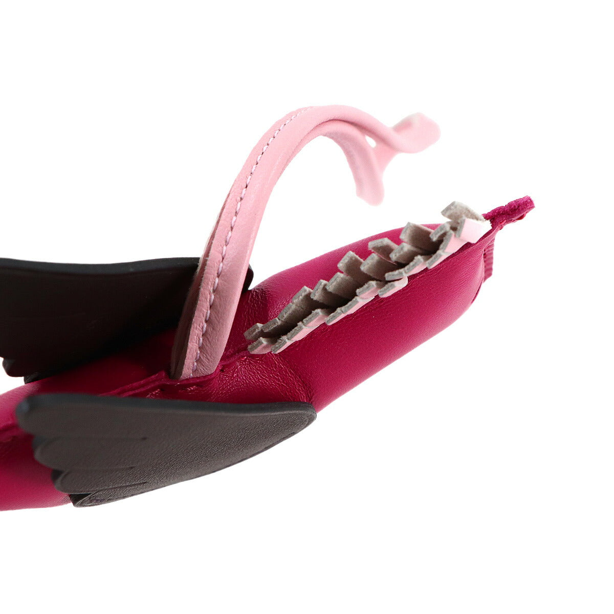 Rodeo Pegasu MM Bag Charm Agneau Milo Swift Framboise Rouge