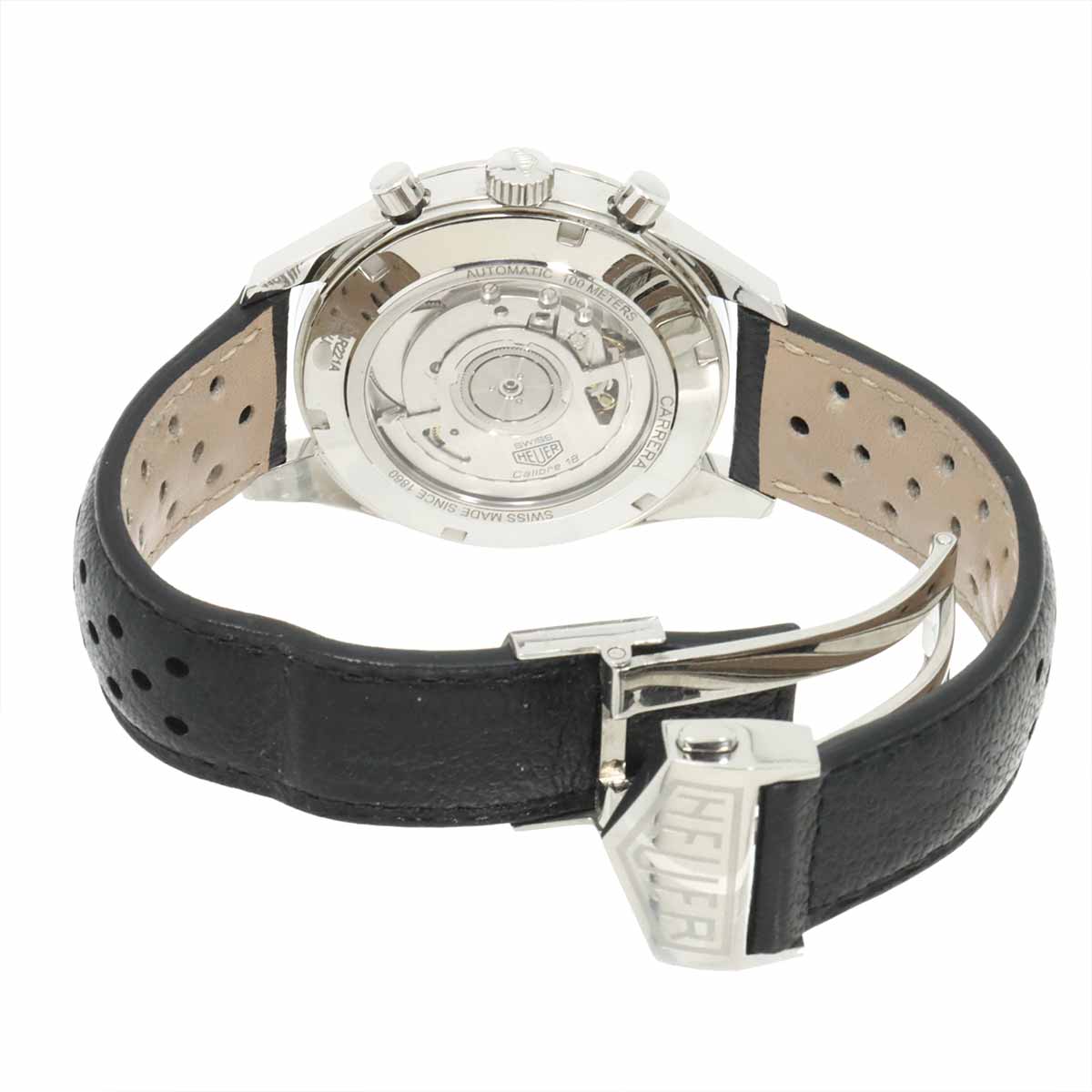 Carrera Chronograph CAR221A Silver Dial Automatic Mens Watch