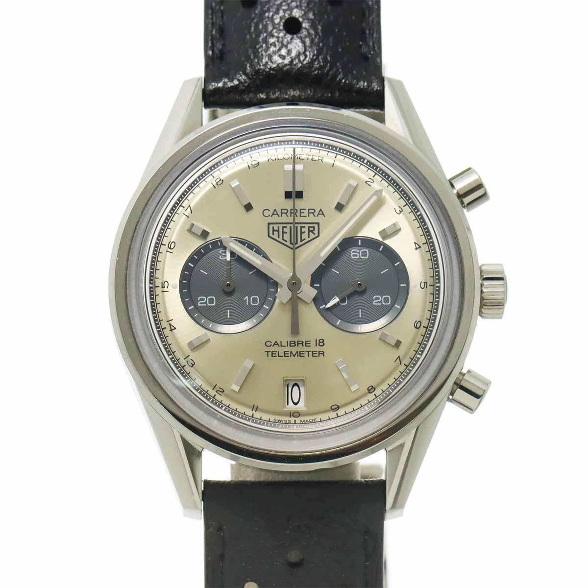 Carrera Chronograph CAR221A Silver Dial Automatic Mens Watch