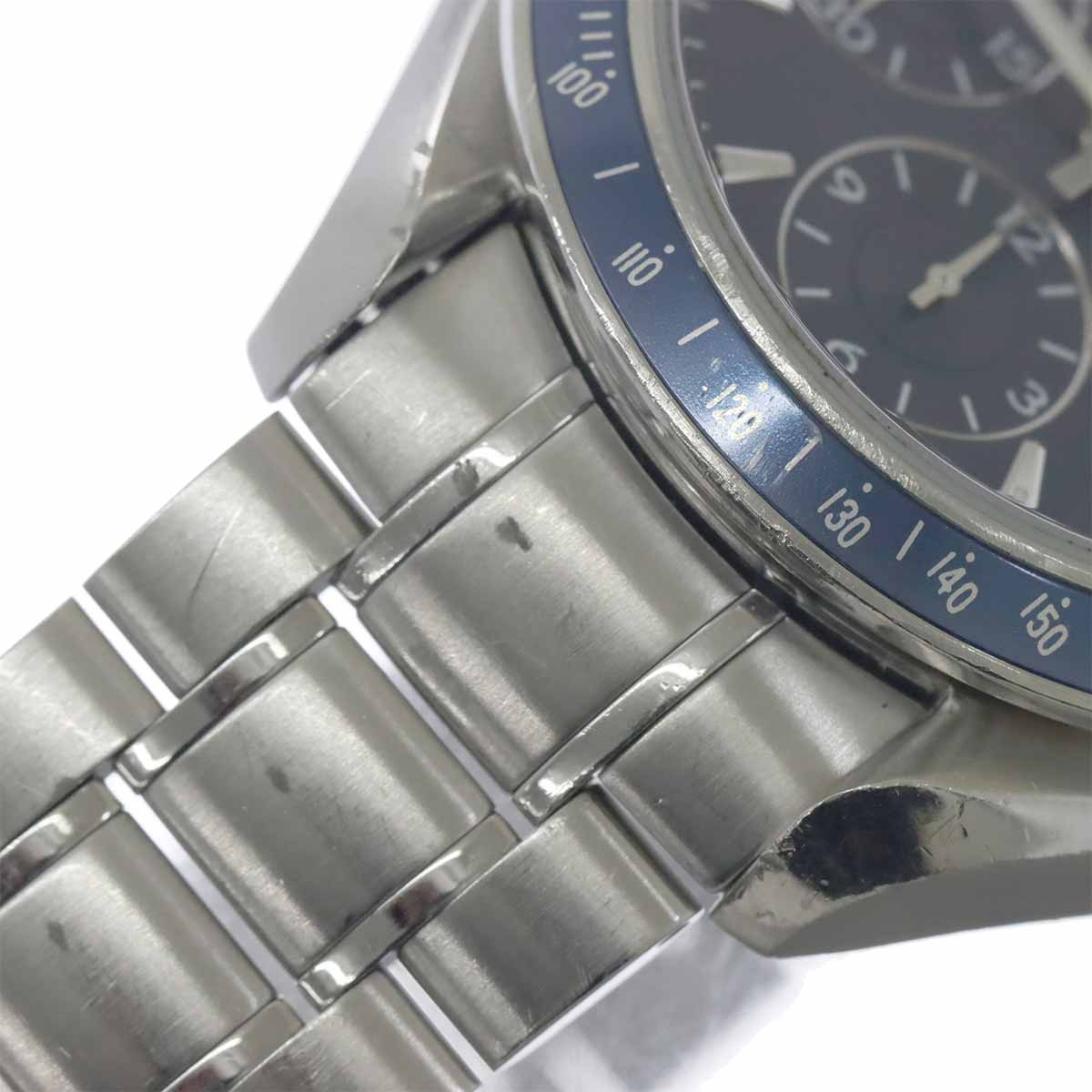 Speedmaster Date 3212 80 Chronograph Automatic Blue Dial Mens