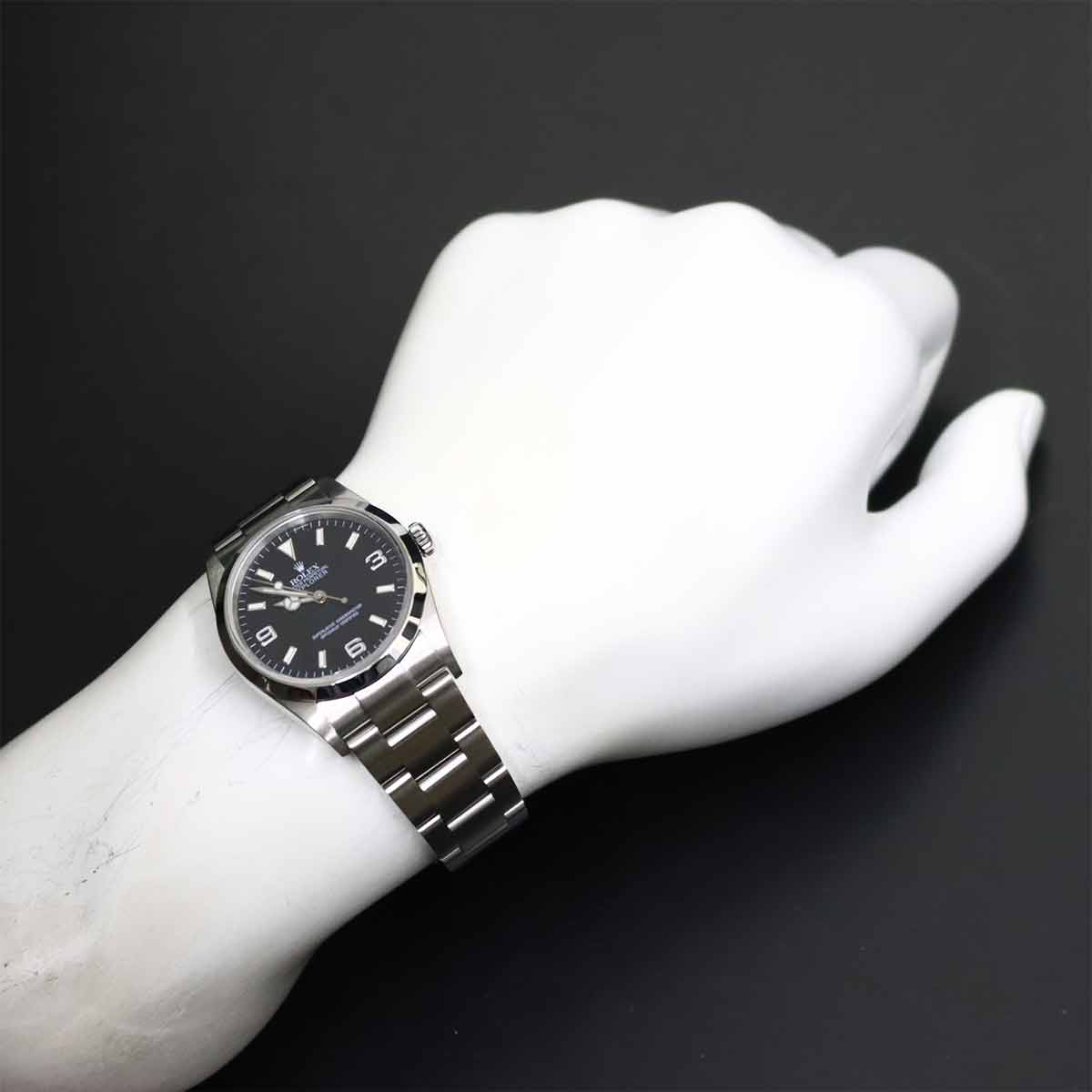 Explorer 1 14270 Serial K Automatic Black Dial Mens Watch