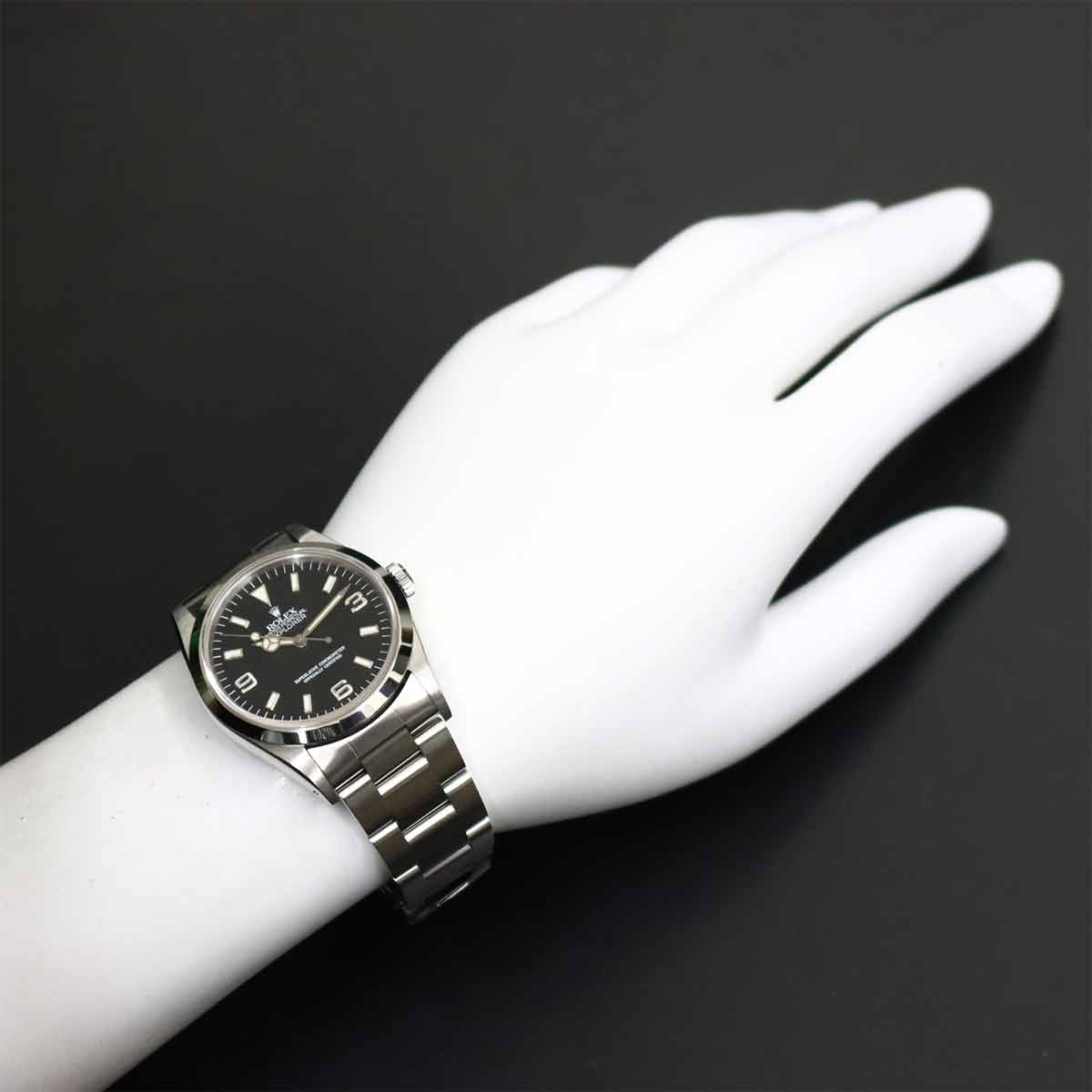 Explorer 1 14270 Serial N Automatic Black Dial Mens Watch