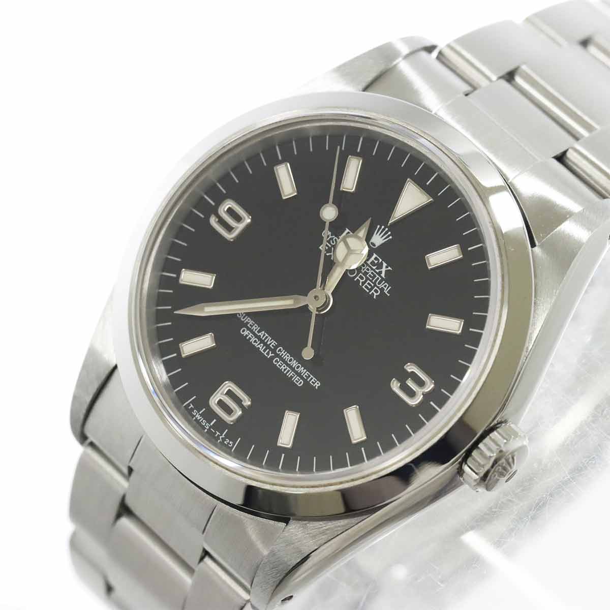 Explorer 1 14270 Serial N Automatic Black Dial Mens Watch