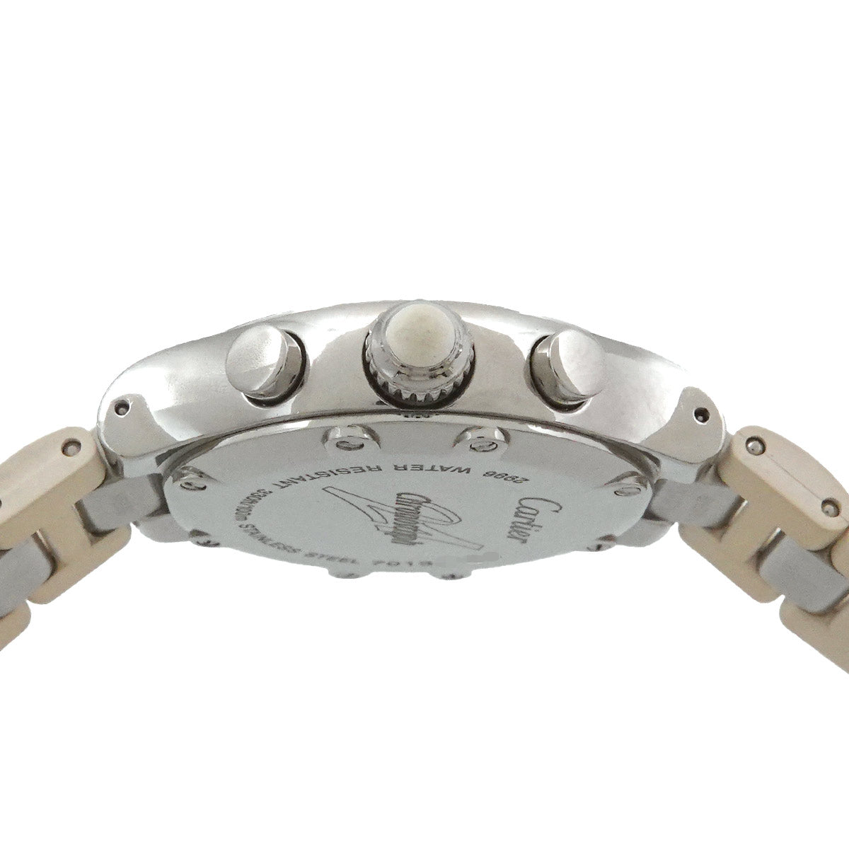 Must 21 Chronoscaph W10197U2 Quartz White Dial Ladies Watch