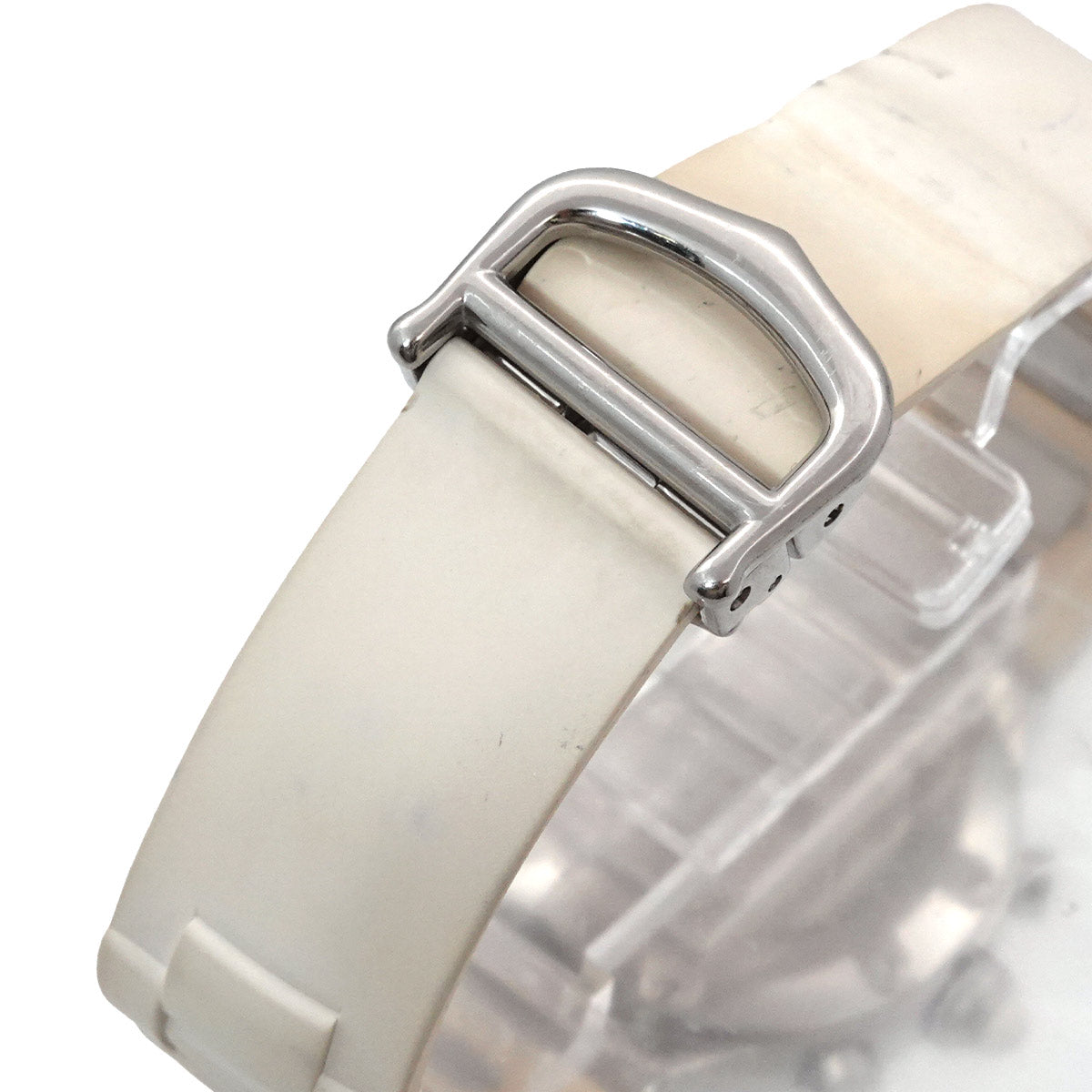 Must 21 Chronoscaph W10197U2 Quartz White Dial Ladies Watch