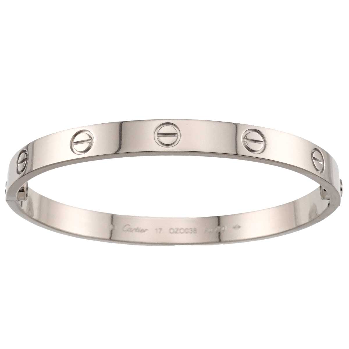 Love Bracelet Bangle 18K WG 750 Size17