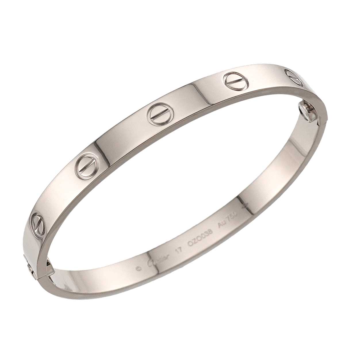 Love Bracelet Bangle 18K WG 750 Size17