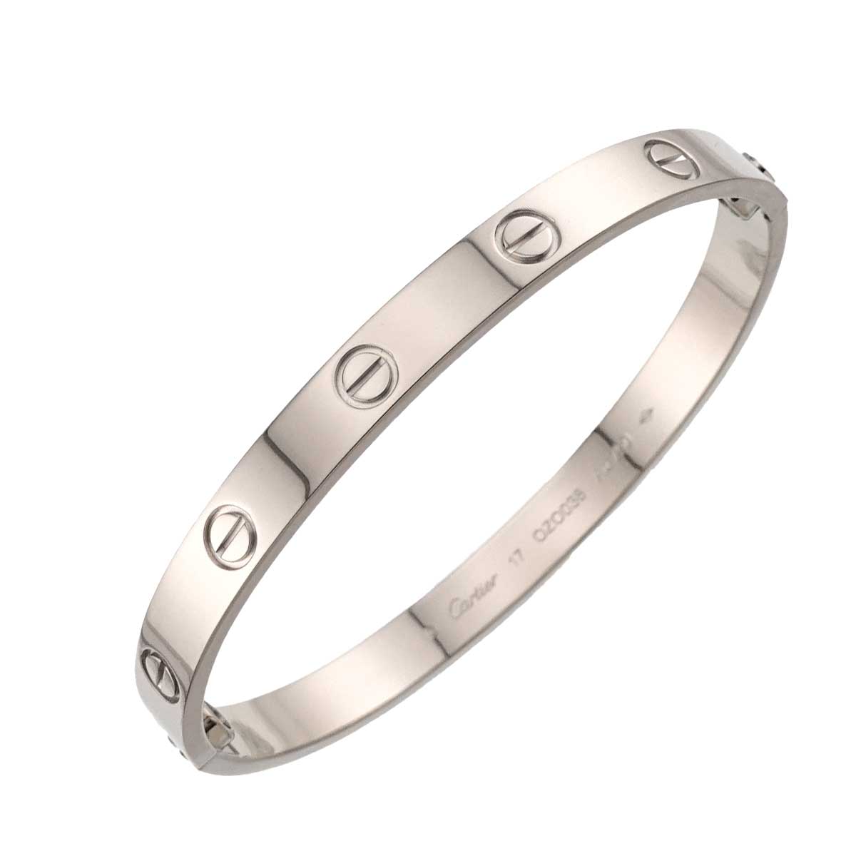 Love Bracelet Bangle 18K WG 750 Size17