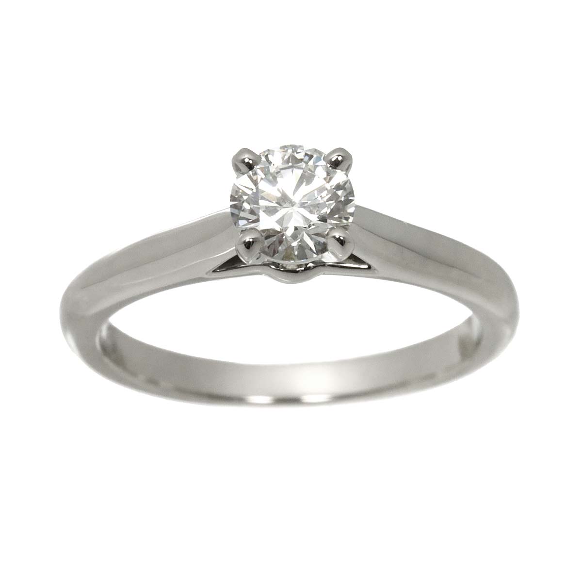 Diamond 0.37ct F/VVS1/3EX Ring Platinum Size46 3.75(US)