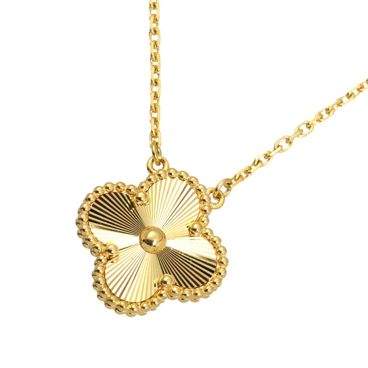 Vintage Alhambra Necklace 18K Yellow Gold 750