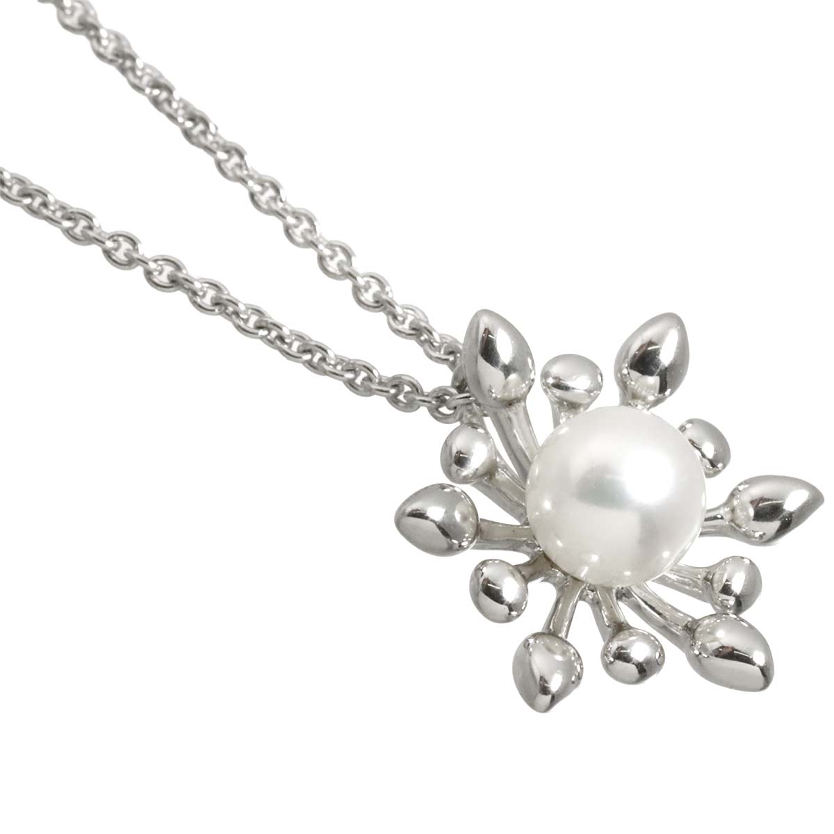 Akoya Pearl 5.7mm Necklace 18K White Gold 750