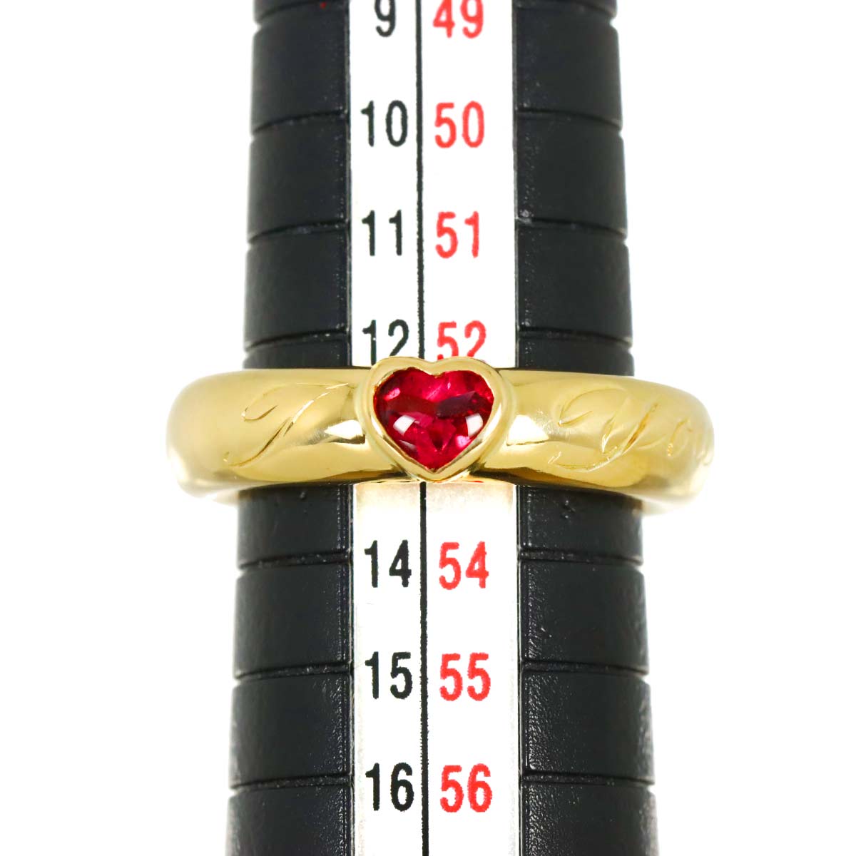 Friendship Tourmaline Ring 18K YG 750 Size 6.25-6.5(US)