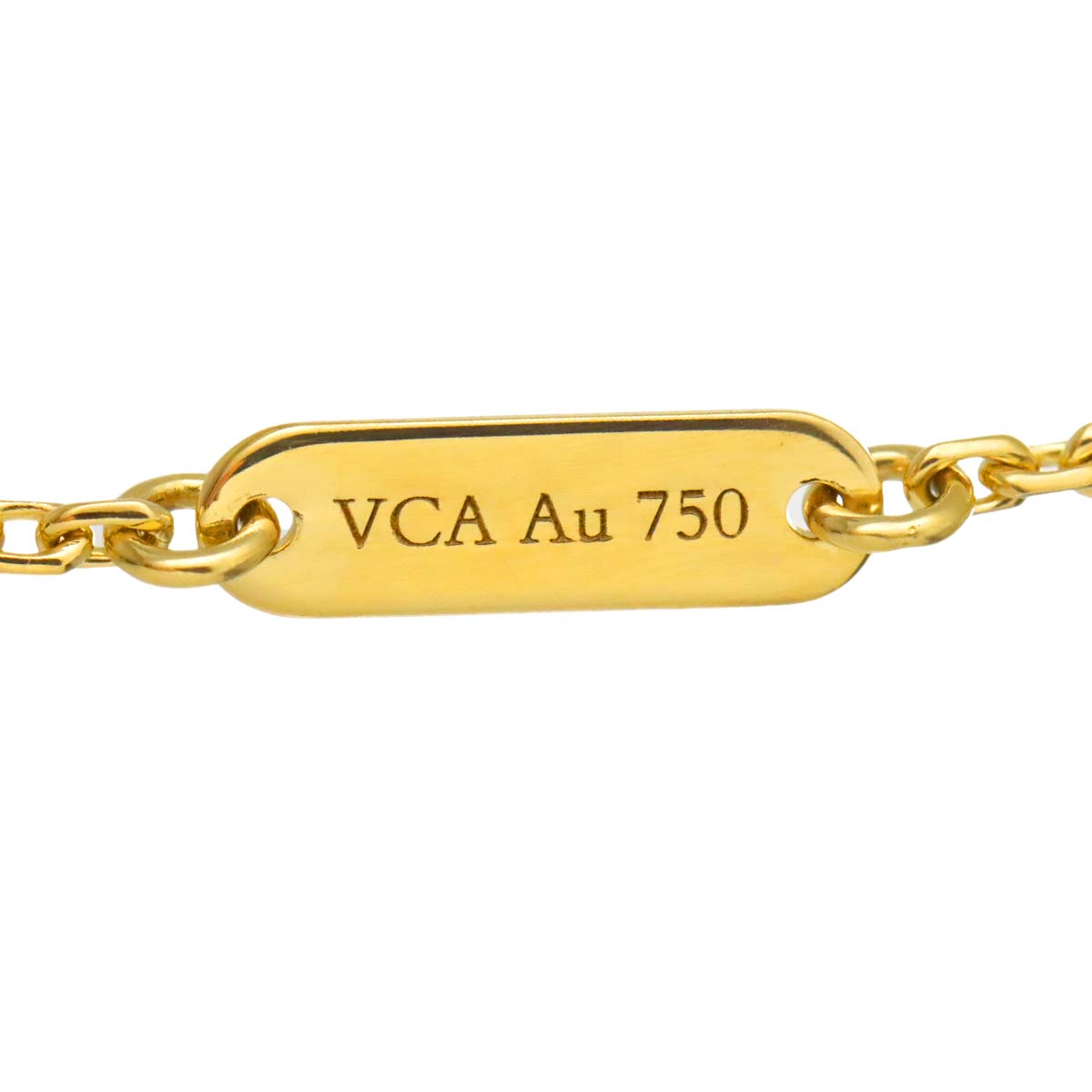 Vintage Alhambra MOP Necklace 18K YG 750