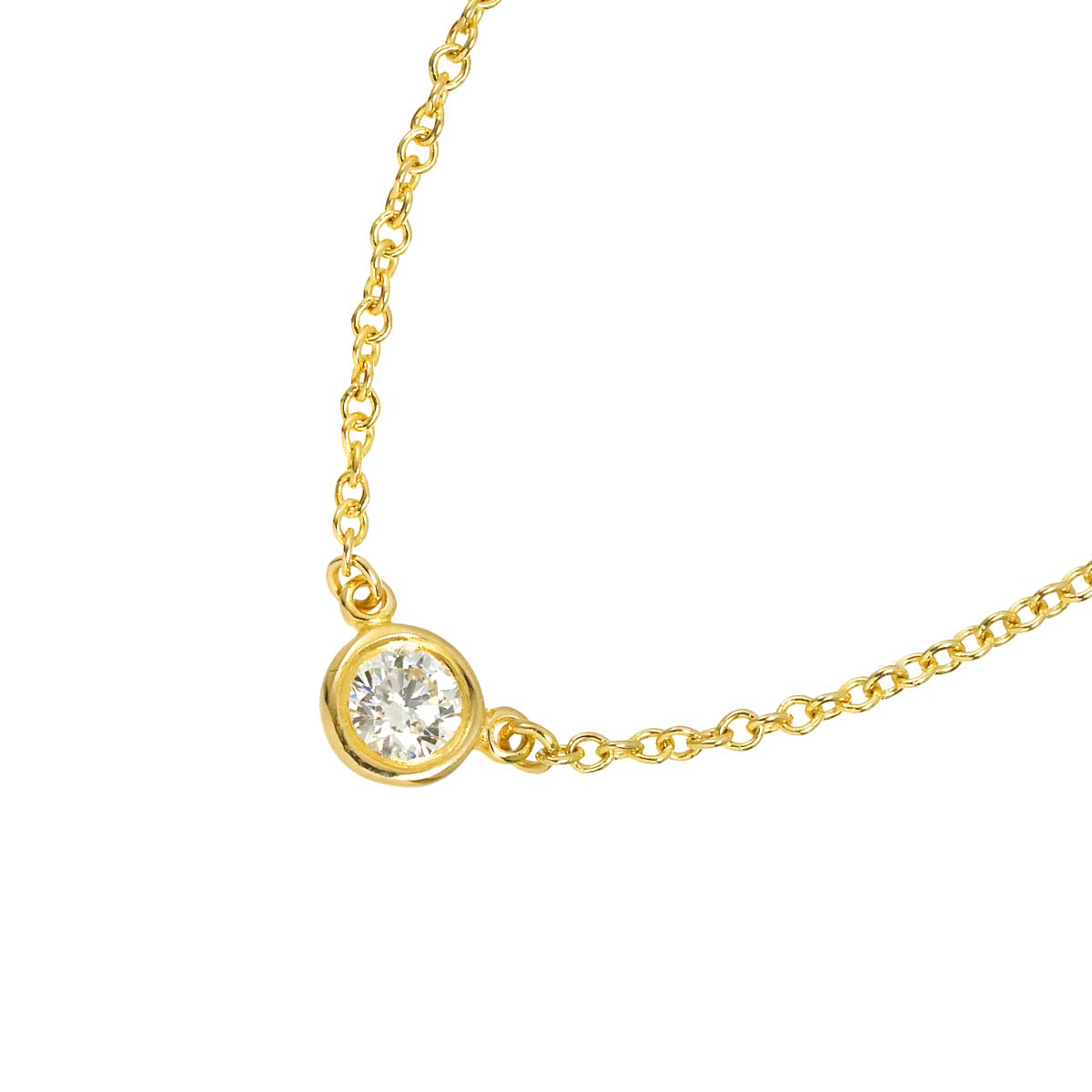 By The Yard Diamond Necklace 18K YG 750