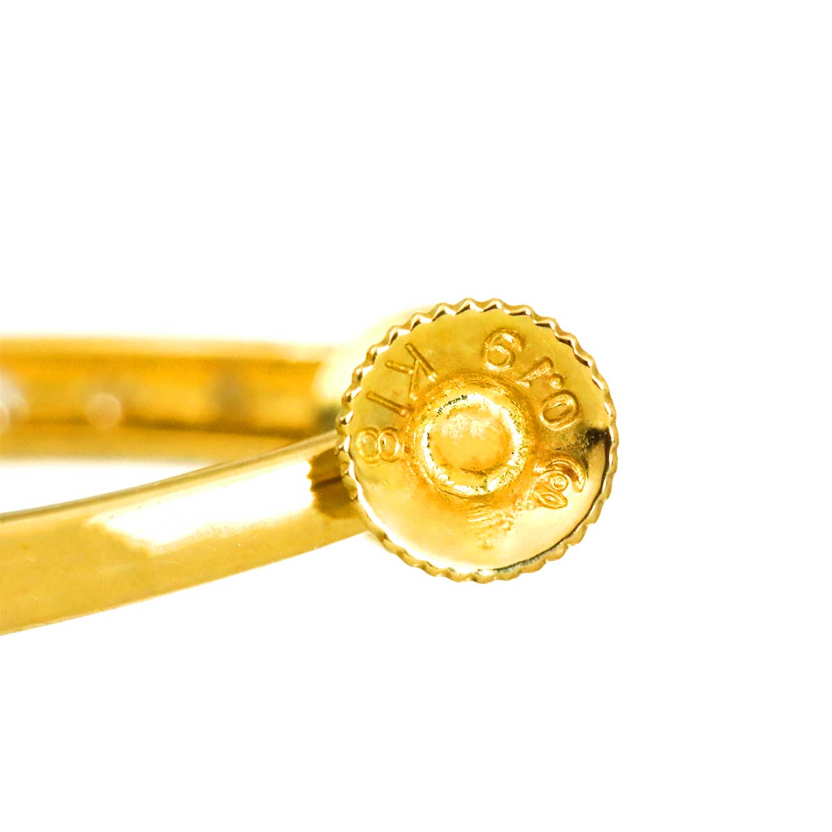 Baby Pearl Diamond 0.19ct/0.19ct Earrings 18K YG 750