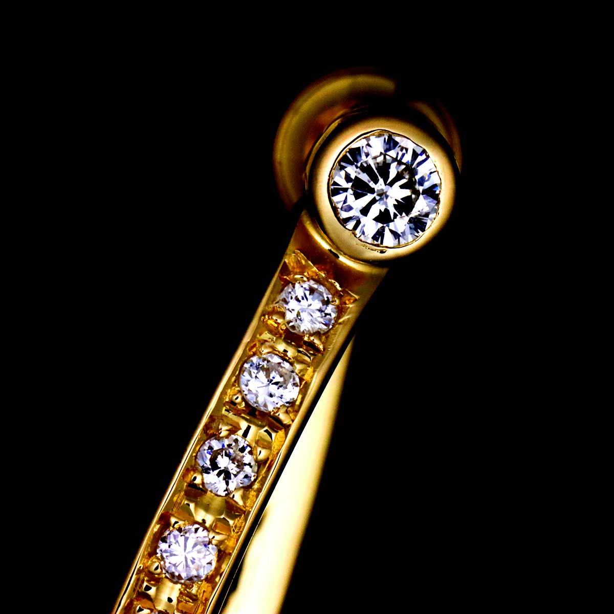 Baby Pearl Diamond 0.19ct/0.19ct Earrings 18K YG 750