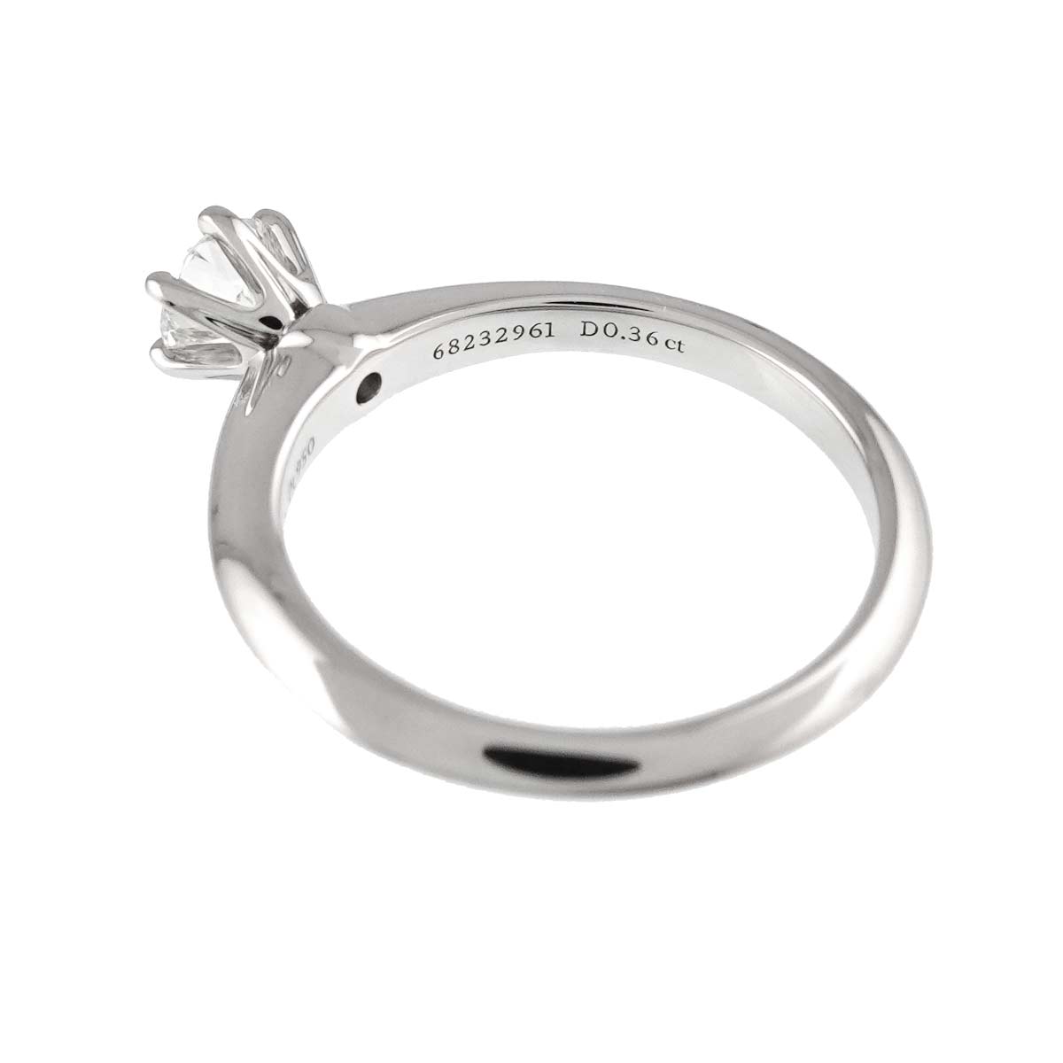 Diamond 0.36ct I/VVS1/3EX Ring Platinum Size4.5(US)