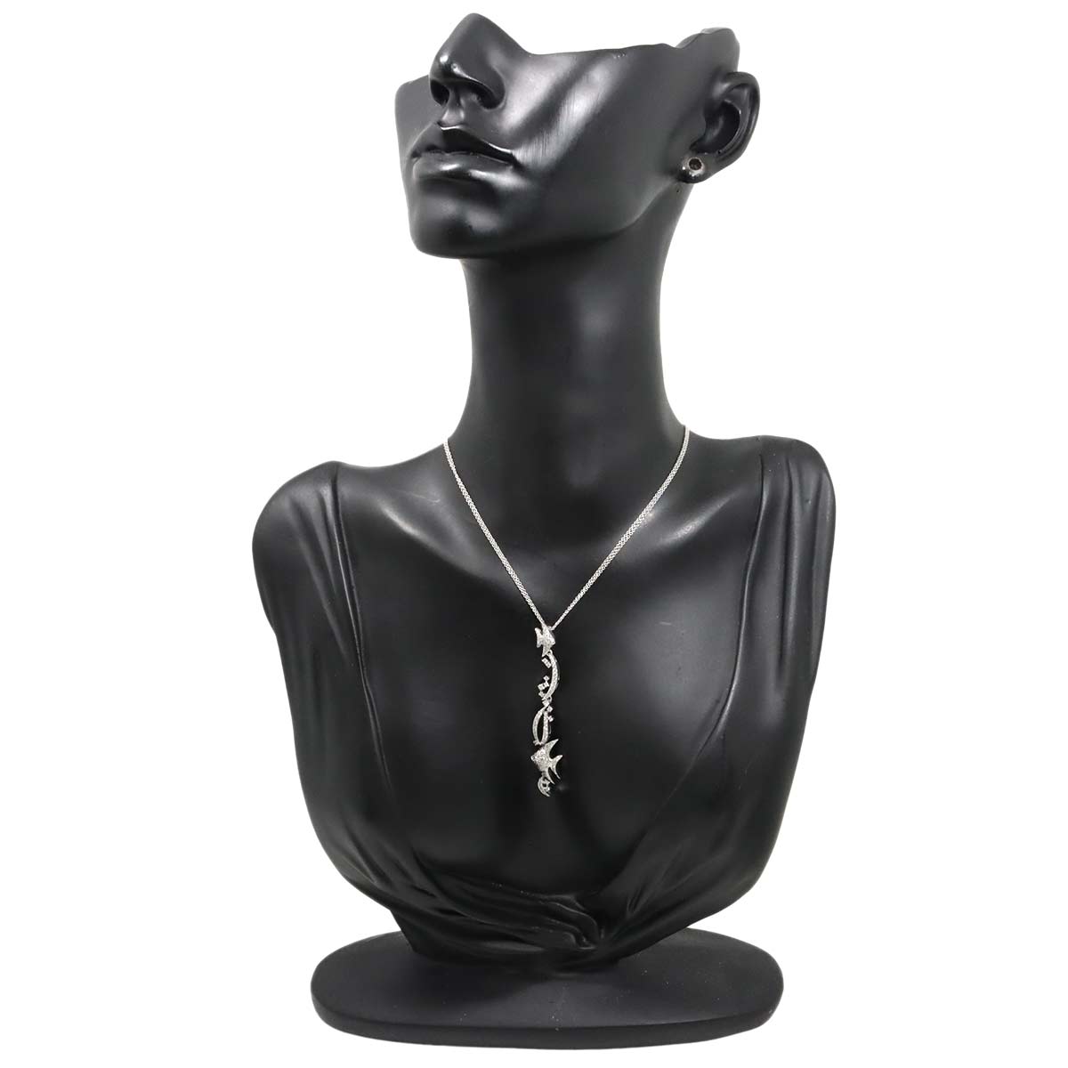 Diamond 0.66ct Necklace 18K WG White Gold 750