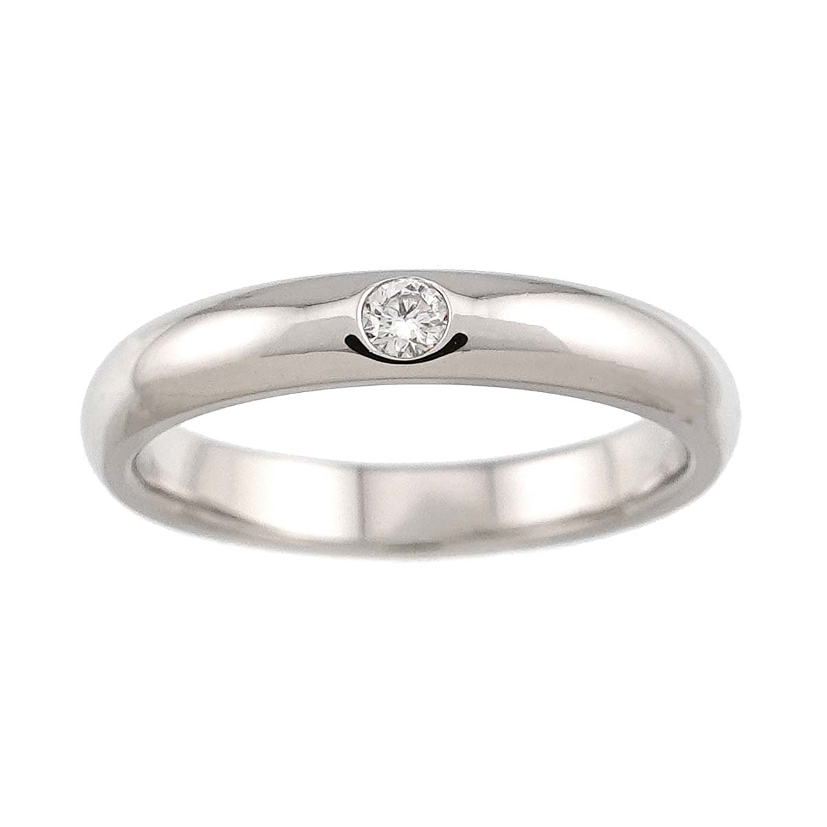 Diamond Ring Pt Platinum size3.75-4(US)