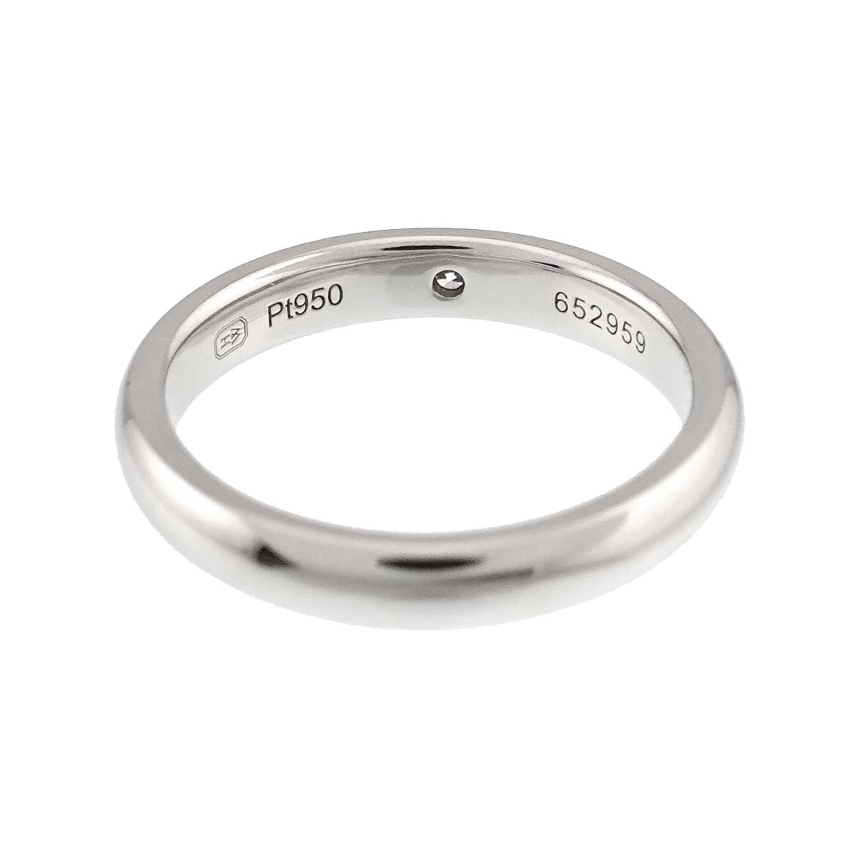 Diamond Ring Pt Platinum size3.75-4(US)