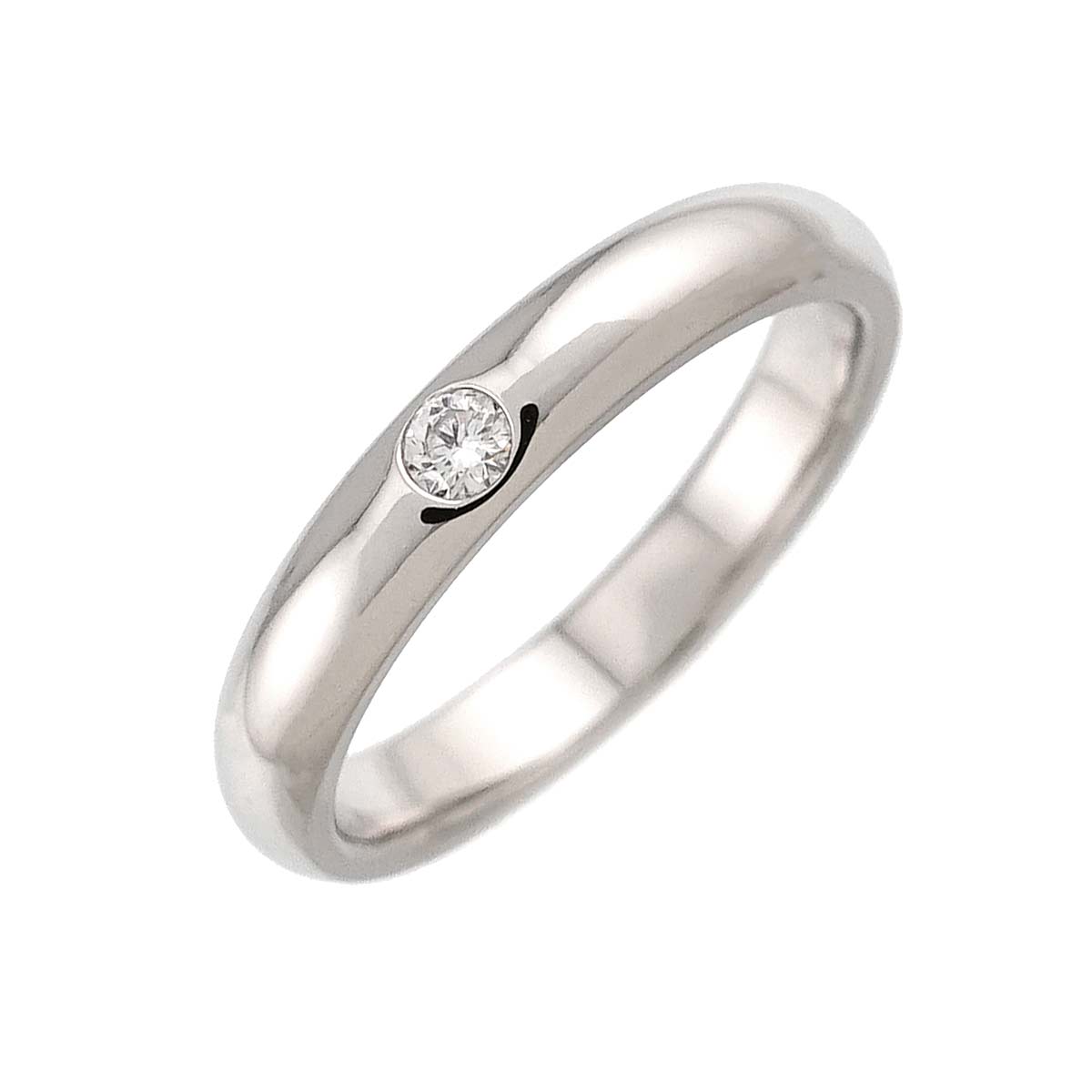 Diamond Ring Pt Platinum size3.75-4(US)