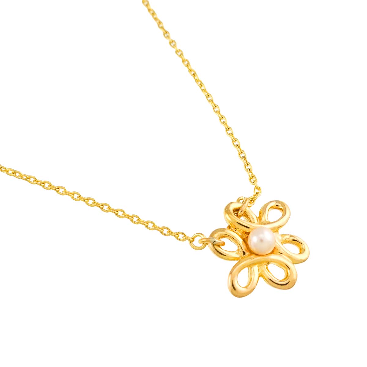 Baby Pearl 3.2mm Necklace 18K YG 750