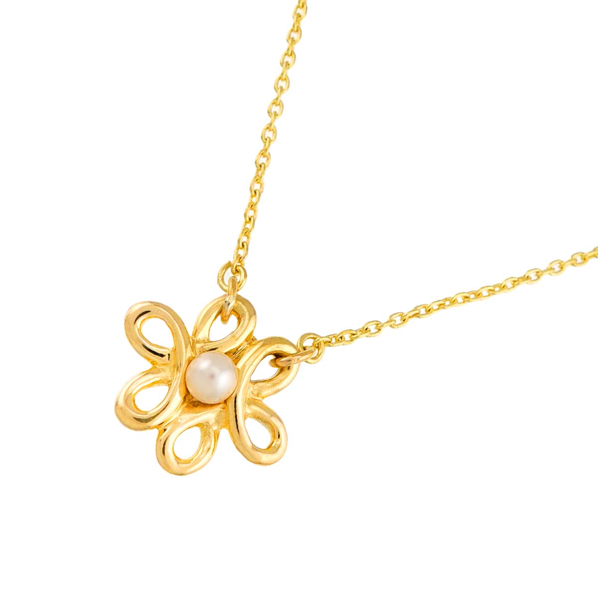 Baby Pearl 3.2mm Necklace 18K YG 750