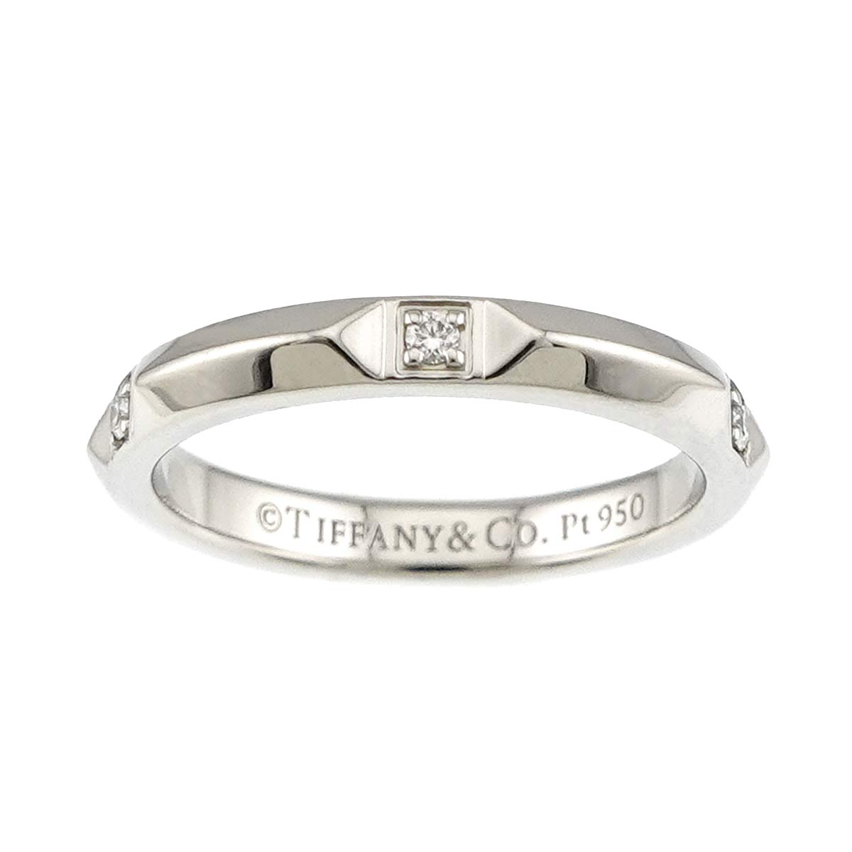True Diamond Ring Platinum size4.75-5(US)