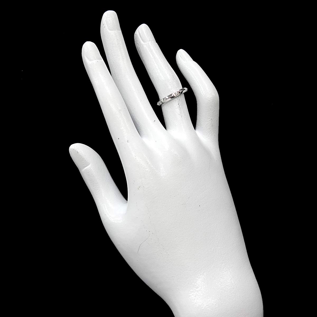 True Diamond Ring Platinum size4.75-5(US)