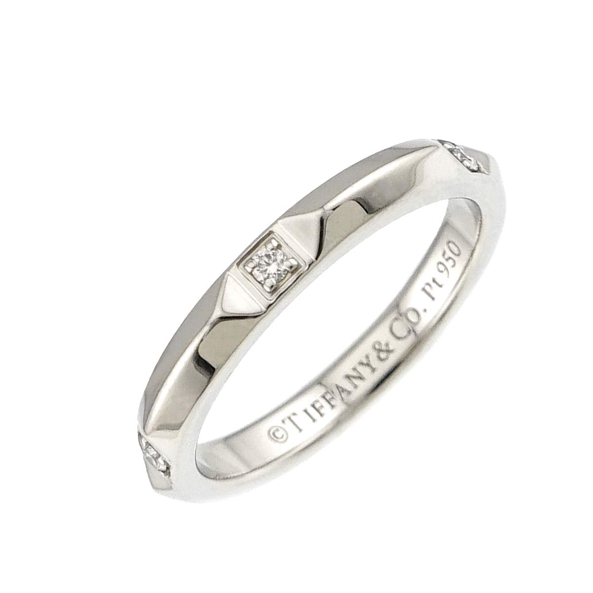 True Diamond Ring Platinum size4.75-5(US)