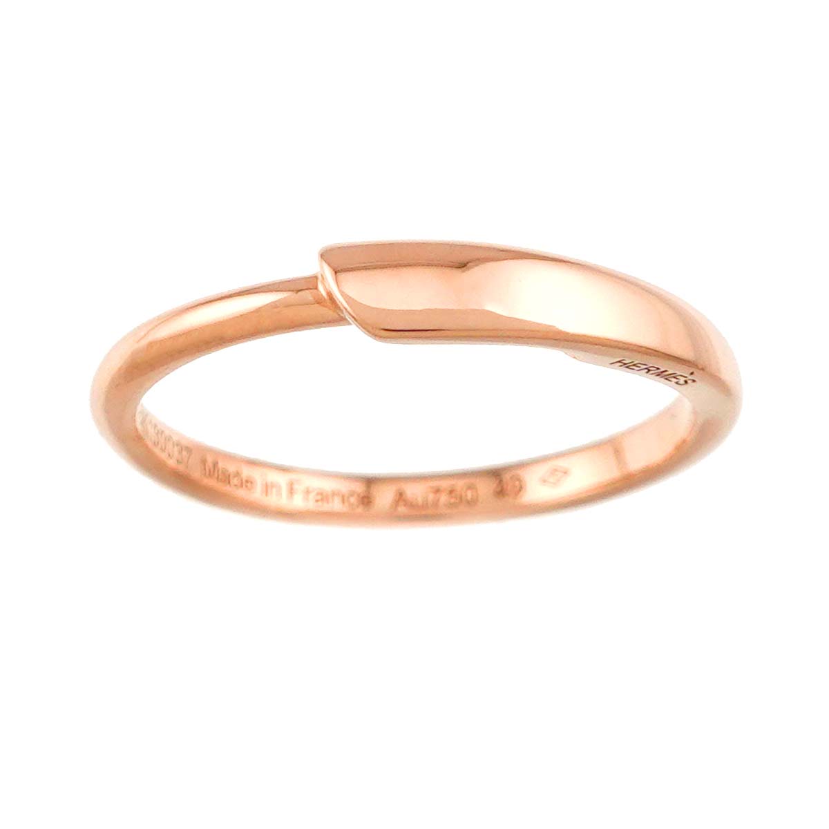 Ring 18K PG Pink Gold 750 Size49 4.75-5(US)