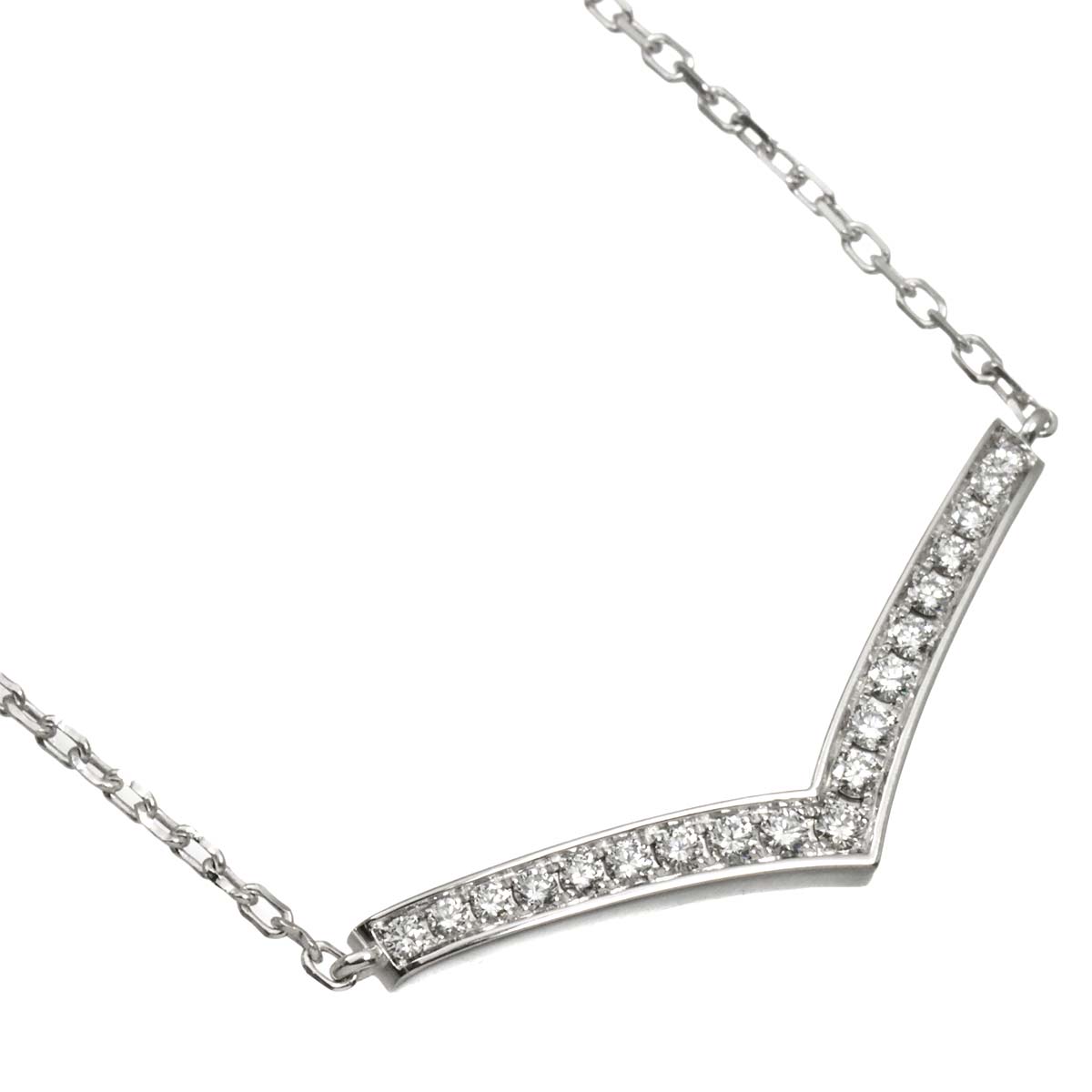 Josephine Diamond Necklace 18K WG White Gold 750