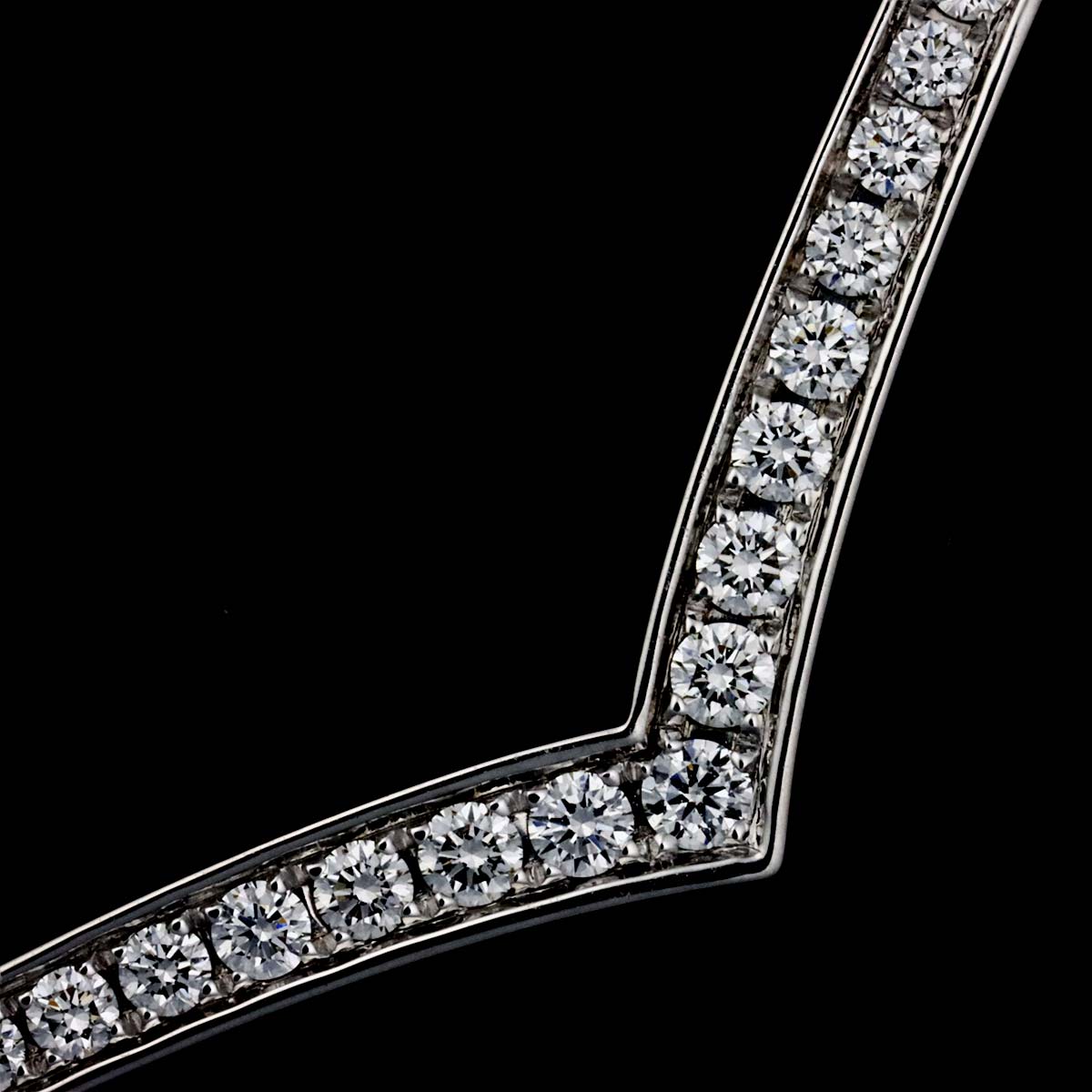 Josephine Diamond Necklace 18K WG White Gold 750