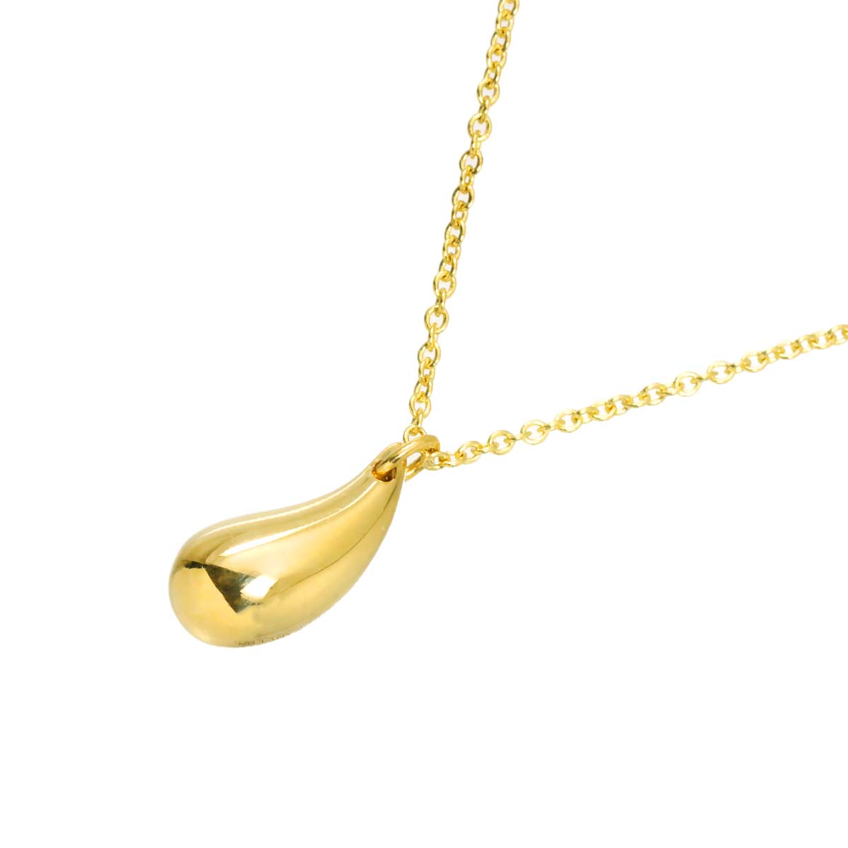 Teardrop Necklace 18K Yellow Gold 750