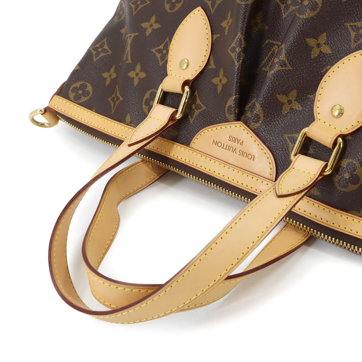 Monogram Palermo PM 2way Tote Shoulder Bag Brown M40145