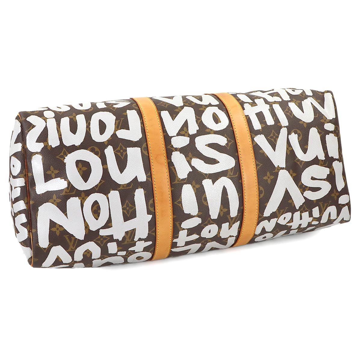 Monogram Graffiti Keepall 50 Luggage Argent M92197