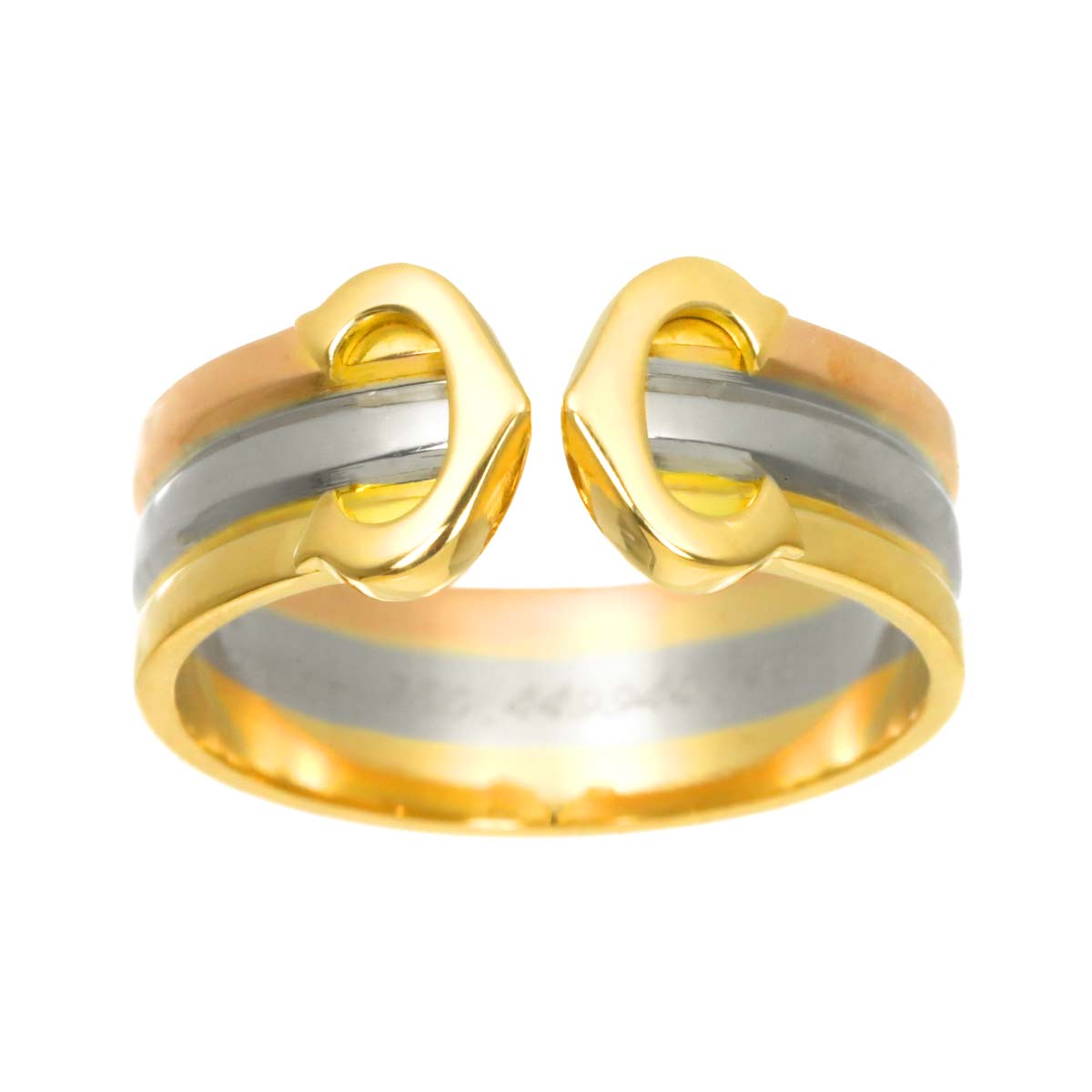 2C Ring 18K YG WG PG 750 Size48 4.5(US)
